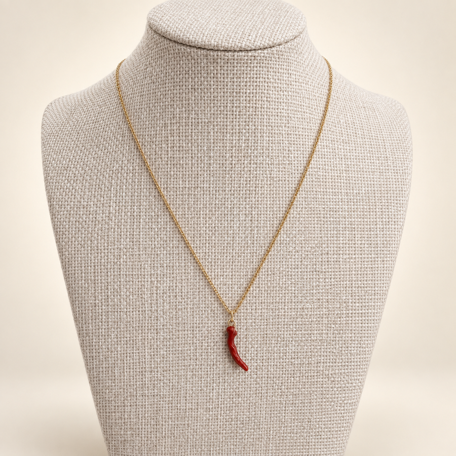Vintage Coral Necklace