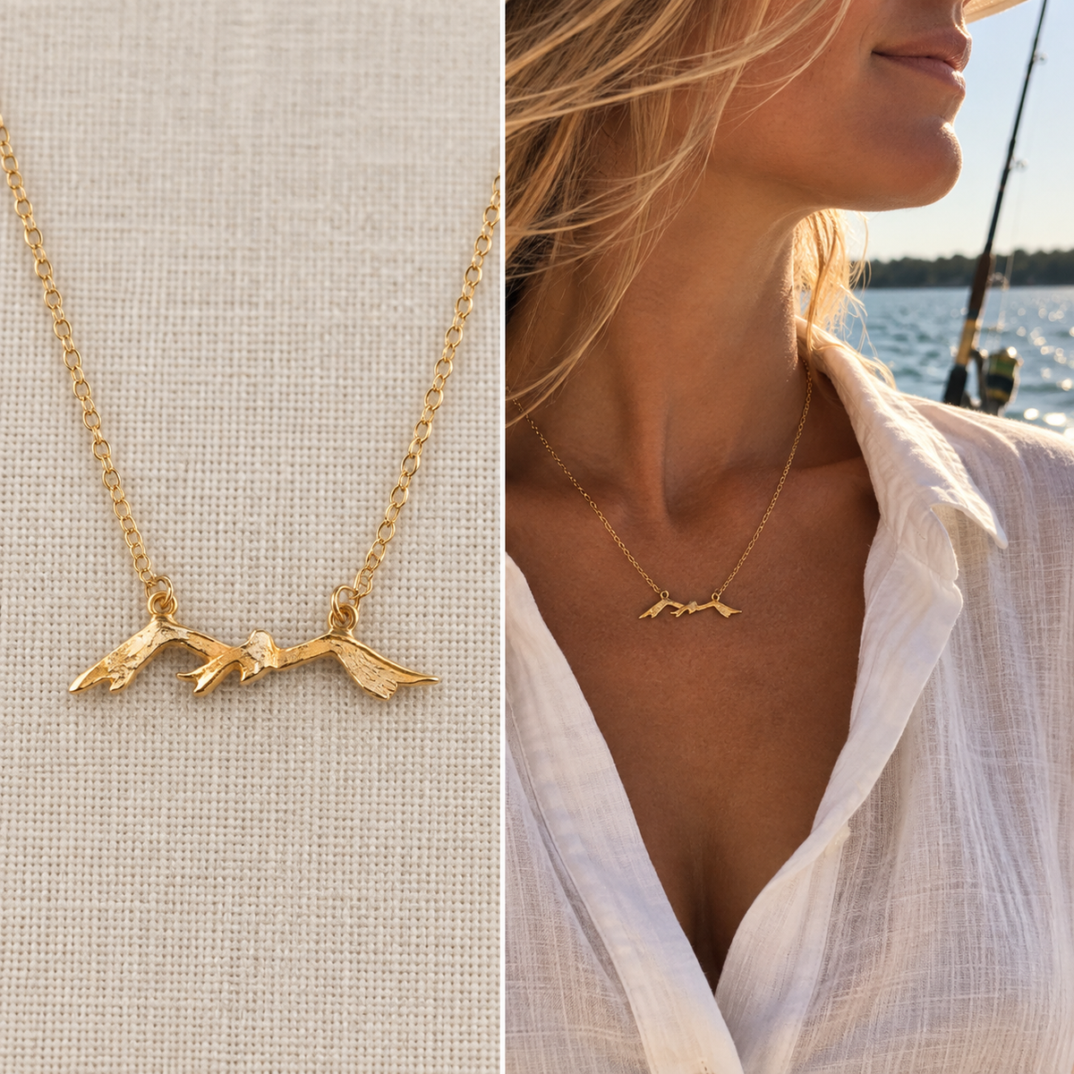 The Patty Seagull Necklace
