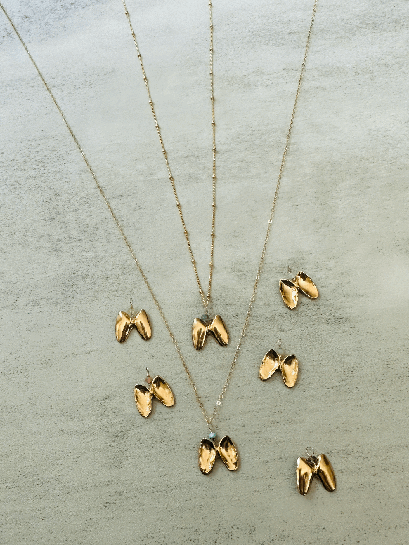 Angel Wings with Birthstone