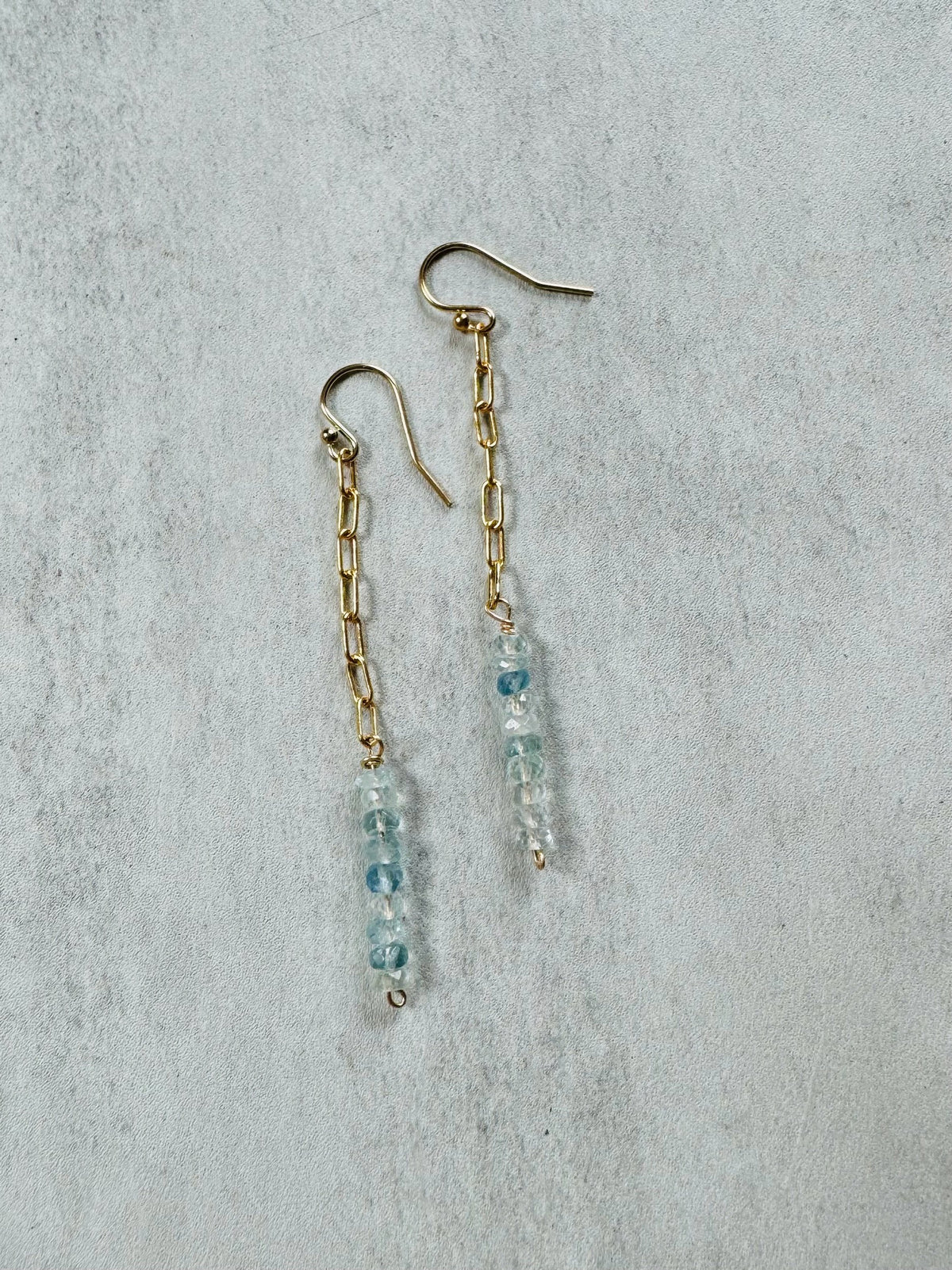 Aquamarine Drop Earrings