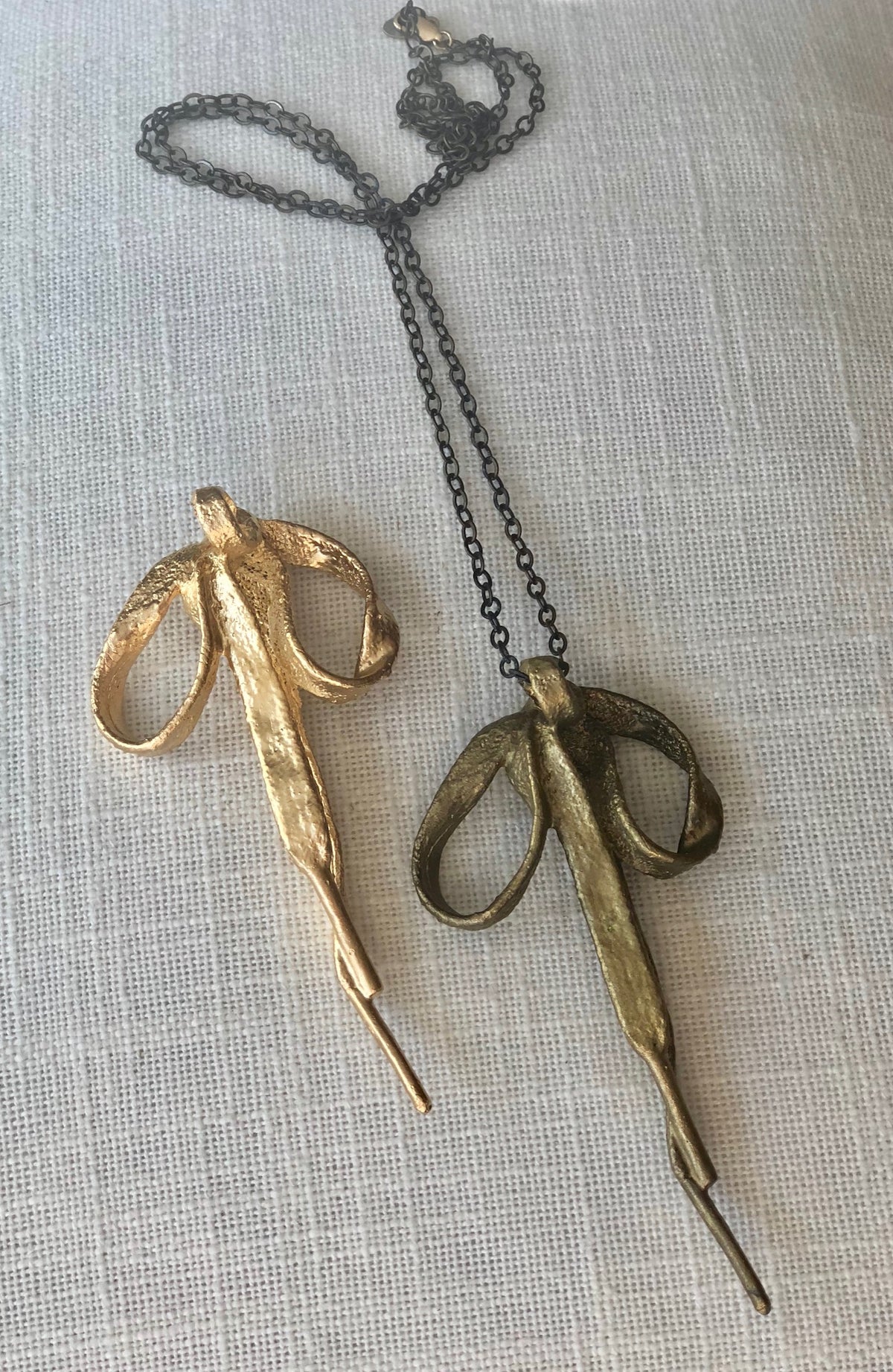 Brass or Gold Shoelace
