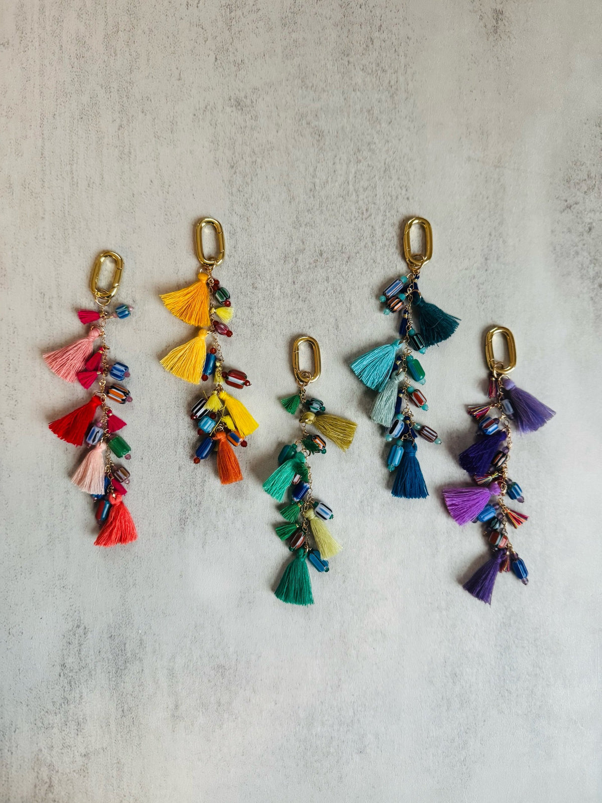 Bright Burst Bag Charms