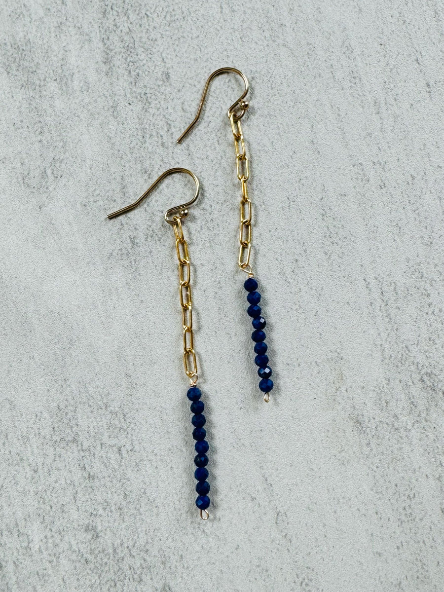 Lapis Drop Earrings