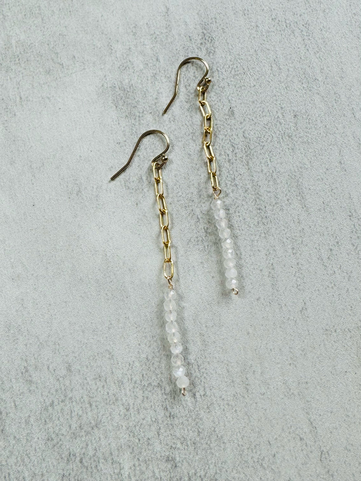 Moonstone Drop Earrings