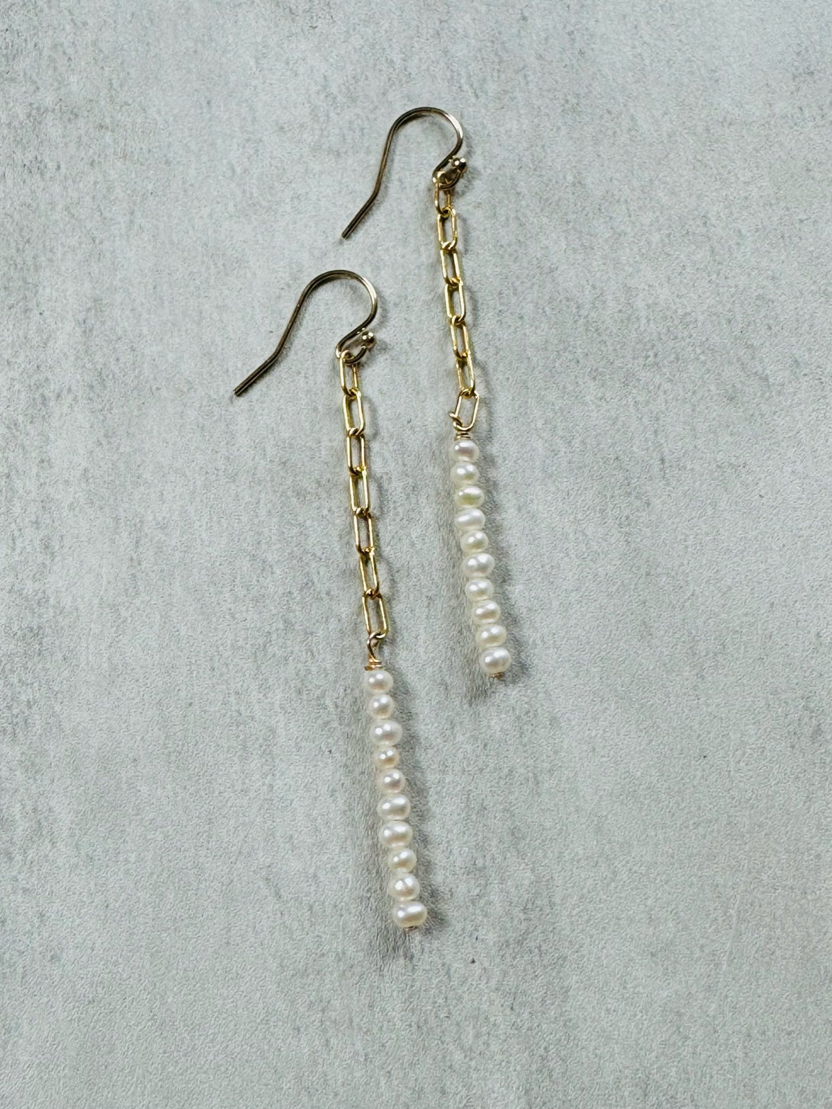Pearl drop earrings