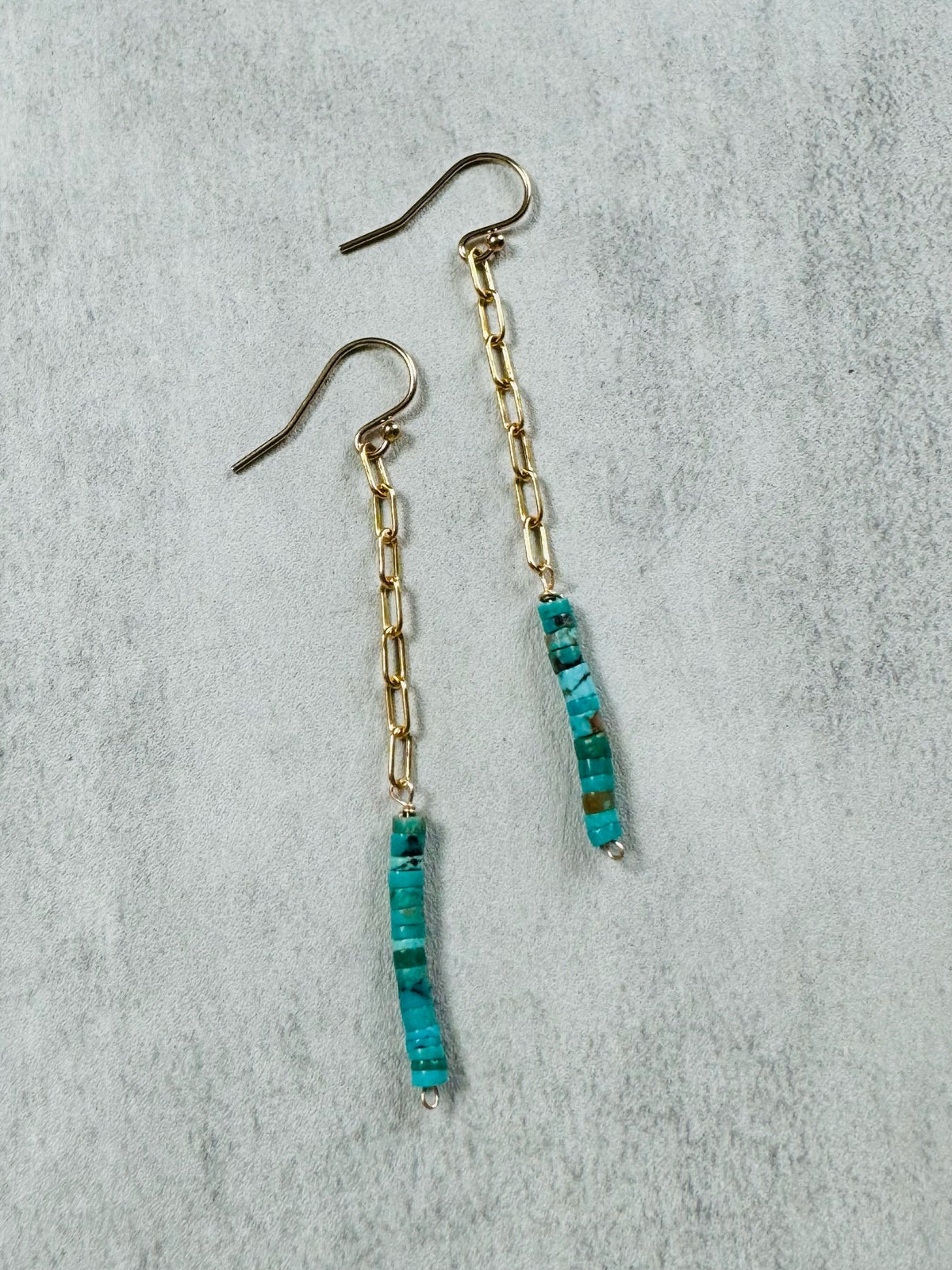 Turquoise drop earrings